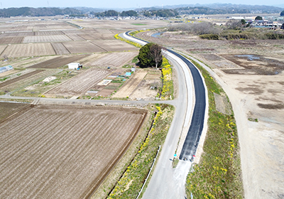 R1年度山田川大里町地区堤防補強工事